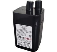 Berger & Schröter Battery 4R25, 6.4 V 6 Ah, LiFePo4 for Wild Feeder, 6 V Block Battery Replacement, Lantern Battery, Camping Battery, Construction Site Light, Construction Site Lamp