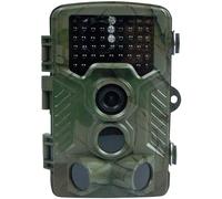 Berger & Schröter WiFi 4K Full HD 20MP Wildlife Camera, Black LEDs, Sound Recording, Wi-Fi, Time Lapse Function, Camouflage Green