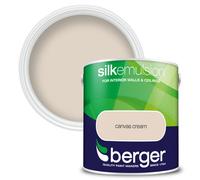 Berger Silk Emulsion Paint Canvas Cream - 2.5L
