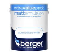Berger Matt Emulsion Pure Brilliant White - Pure Brilliant White / 3l