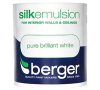 Berger Vinyl Silk 1L Pure Brilliant White