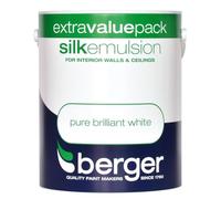 Berger 3L Silk Emulsion Paint White