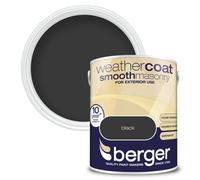 Berger Weathercoat Masonry Paint Black - 5L