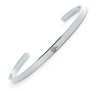 BERGERLIN Shamrock bracelet - Four-leafed clover jewelry of stainless steel in silver Symbols