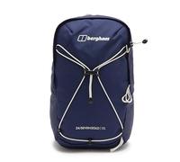 Berghaus 24/7 Polyester Rucksack, 15L Capacity, Flow Technology Ventilated Back System, Laptop Sleeve, Walking Pole Holders, 41 x 24 x 17cm (Navy)
