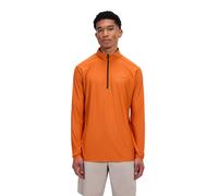 Berghaus Mens 24/7 Half Zip Tech Baselayer | Moisture Wicking Breathable Long Sleeve T-Shirt, Blazing Fire, S EU