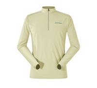 Berghaus Mens 24/7 Half Zip Tech Baselayer | Moisture Wicking Breathable Long Sleeve T-Shirt, Breeze, L EU