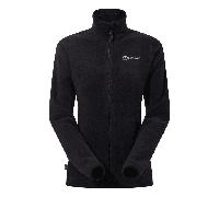 Berghaus Women's Prism Polartec Interactive Fleece Jacket | Added Warmth | Flattering Style | Durable, Black/Black, 10