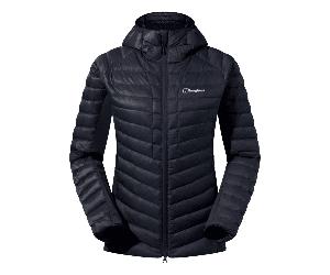 Berghaus A001656BP6 Womens Tephra Stretch Reflect 2.0 Hoody - Black/B 16