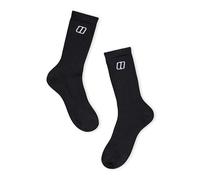 Berghaus Adult Unisex Everyday Socks, Black, S-M