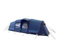 Berghaus Air 600 Nightfall Tent for 6 People with 2 Darkened Bedrooms & Spacious Living Area, 6 Man, Inflatable & Easy to Pitch, Ideal for Family Camping Trips & Festivals, 6000mm HH, Blue