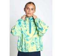 Berghaus Bamburgh Printed Half Zip Funnel Neck Fleece Blue Mix