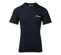 Berghaus Classic Logo Mens Tee Organic Cotton Black Crew T Shirt