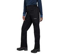 Berghaus Deluge Waterproof Breathable Overtrousers | Durable | Comfortable Rain Pants Trousers, Black/Black, 16 31