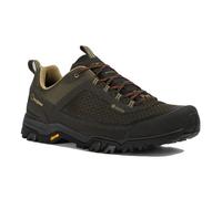Berghaus Men's Ground Attack Active Gore-Tex Walking Shoes | Waterproof | Advanced Grip, Peat/Forest Night/Aloe/Poincia, 8