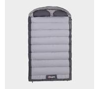 Indulge Double Sleeping Bag - Grey, Grey One Size