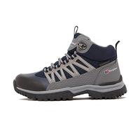 Berghaus Kids’ Explorer Mid Hiking Boot with High Traction Sole, Waterproof, Breathable, Lightweight, Durable, Vegan Friendly (Navy, UK Footwear Size System, Big Kid, Numeric, Medium, 6)