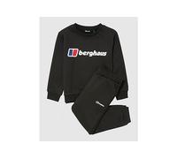 Berghaus Large Logo Crew Tracksuit Children - Black - Kids 3-4Y