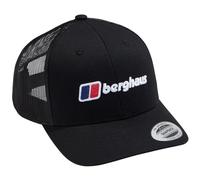 Berghaus Unisex Trucker Hat | Adjustable Baseball Cap, Black/Black, ONESZ