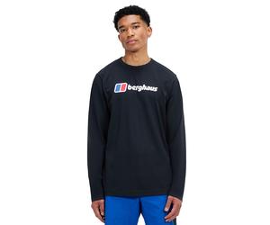 Berghaus Mens 2026 Big Logo Graphic Long Sleeve Cotton Classic Comfy T-Shirt