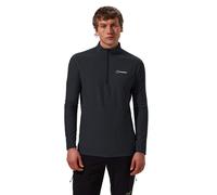 Berghaus Mens 24/7 Tech Base Tee Long Sleeve Half Zip Black