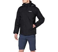 Berghaus Men's Jacket RG Alpha 2.0 3-in-1 Waterproof, Removable Fleece, Black 3XL