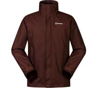 Berghaus Men's Alpha 2.0 Gemni 3in1 Waterproof Jacket | Removable Fleece | Lightweight 3 In 1 Jacket, Cedar Brown, L