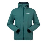 Berghaus Mens Arnaby Lightweight Stretch Waterproof Hooded | Breathable Rain Coat Jacket, Peak, XXL EU