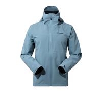 Berghaus Men's Arnaby Lightweight Stretch Waterproof Hooded Jacket | Breathable | Lightweight Rain Coat Waterproof Jacket, Soft Slate, 2XL