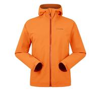 Berghaus Men's Arnaby Lightweight Stretch Waterproof Hooded Jacket | Breathable | Lightweight Rain Coat Waterproof Jacket, Blazing Fire, XL