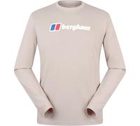 Berghaus Men's Big Logo T-Shirt | 100% Cotton Non-Technical T-Shirt, Taupe, M