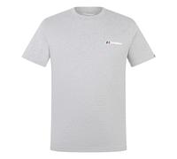Berghaus Men's Class Logo T-Shirt | 100% Cotton Non-Technical T-Shirt, Grey Marl Bci, M