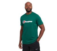 Berghaus Men's Class XL Cotton T-Shirt, Loose Fit, Modern Style, Graphic Logo, 74.5cm Length (UK, Alpha, M, Regular, Regular, Green)