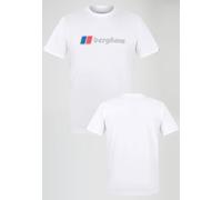 Berghaus Mens Class XL-Logo T Shirt in White Cotton - Size Small