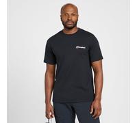 Berghaus Men's Class Logo T-Shirt | 100% Cotton Non-Technical T-Shirt, Black/Black, S
