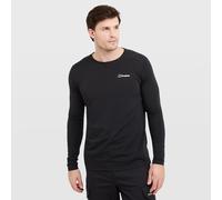 Berghaus Men's Delta Long Sleeve Tech Tee - Black, Black