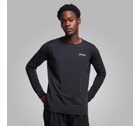 Men's Delta Long Sleeve Tech Tee - Black