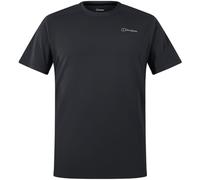 Berghaus Men's Delta Short Sleeve Tee, Lightweight, Moisture Wicking and Quick Drying Technical T-Shirt, Ideal for Hiking, Running and The Gym (UK, Alpha, M, Regular, Regular, Black)