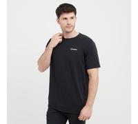 Berghaus Men's Delta Short Sleeve Tee, Lightweight, Moisture Wicking and Quick Drying Technical T-Shirt, Ideal for Hiking, Running and The Gym (UK, Alpha, L, Regular, Regular, Black)