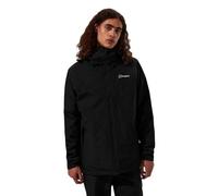 (M, Black/Black) Berghaus Mens Deluge Pro 3.0 Hydroshell Waterproof Insulated Jacket