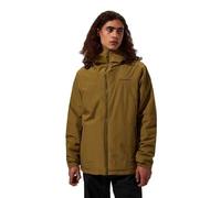 Berghaus Men's Deluge Pro Insulated Waterproof Shell Jacket | Adjustable | Durable Coat | Rain Protection Waterproof Jacket, Oak Moss, M