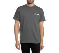 Berghaus Men's Dotted Mountain T-Shirt, Dark Grey/Dark Grey, L