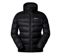 Berghaus Men's Ewden Insulated Extra Warmth Big Baffle Winter Padded Jacket | Hydroloft Insulation | Adjustable, Black/Black, 3XL