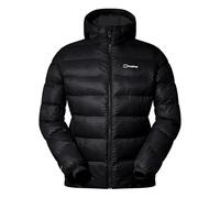 Berghaus Men's Ewden Insulated Extra Warmth Big Baffle Winter Padded Jacket | Hydroloft Insulation | Adjustable, Black/Black, S