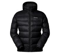 Berghaus Men's Ewden Insulated Extra Warmth Big Baffle Winter Padded Jacket | Hydroloft Insulation | Adjustable, Black/Black, L