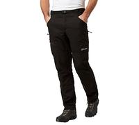 Berghaus Men's Fast Hike Light Walking Trousers | Water Resistant | Comfortable Fit | Breathable, Black/Black