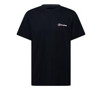 Berghaus Mens Front & Back Logo T-Shirt in Black Cotton - Size Small