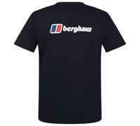 Berghaus Men's Front & Back T-Shirt | 100% Cotton Non-Technical T-Shirt, Black/Black, 3XL