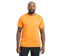 Berghaus Men's Front & Back T-Shirt | 100% Cotton Non-Technical T-Shirt, Orange, L