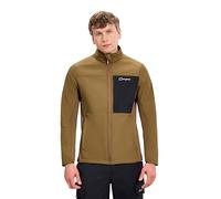 Berghaus Men's Ghlas 3.0 Softshell Jacket | Water and Wind Resistant Softshell Jacket, Brown, 2XL
